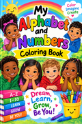 My Alphabet & Numbers Interactive Coloring Book